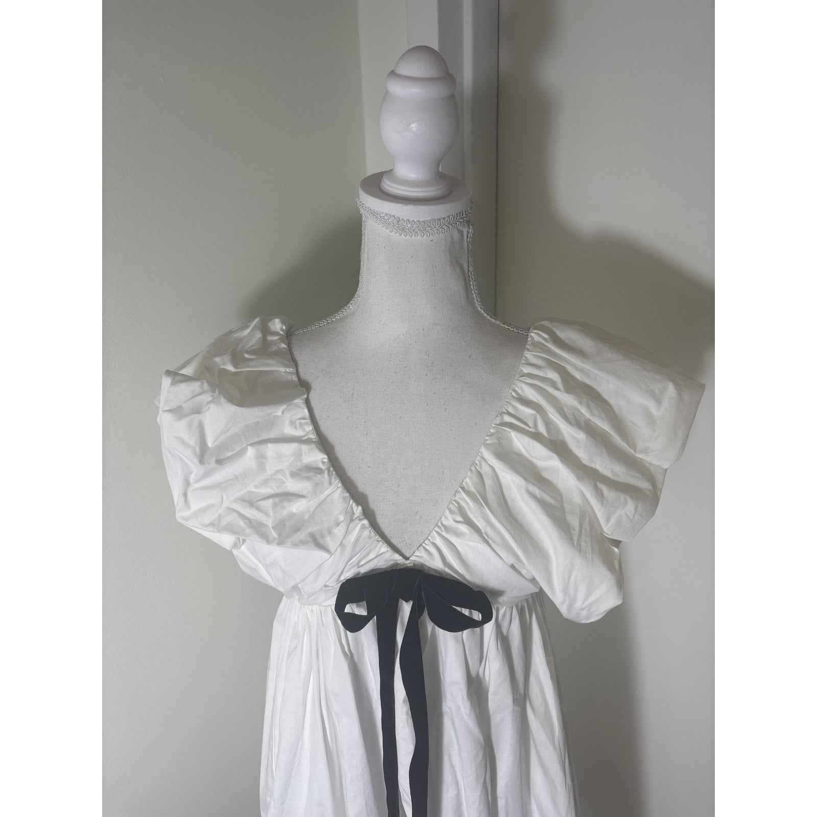 o.p.t. White Cotton Sleeveless Mini Dress Sz XS