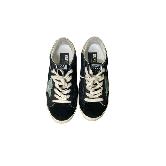 Golden Goose Black w Gold Heel and Star Sz 35