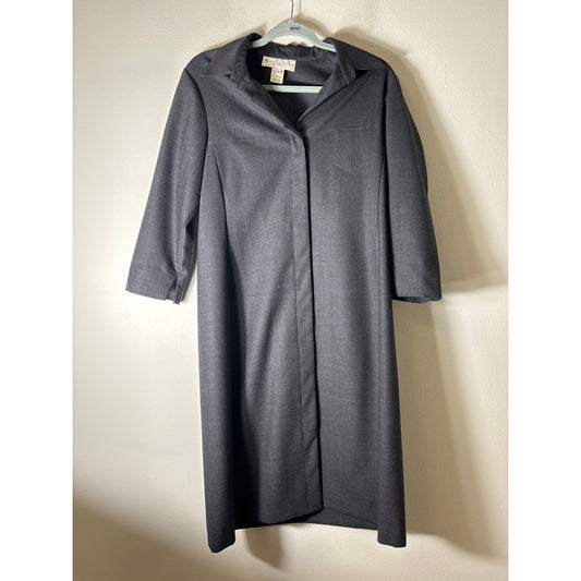 Trousers J.R. Morissey Charcoal Long Sleeve Work Dress Sz 10