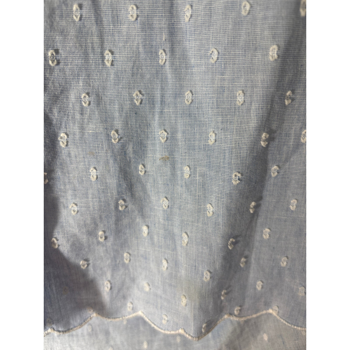 Joie Light Blue Long Sleeve Textured Cotton Button Up Shirt Sz S