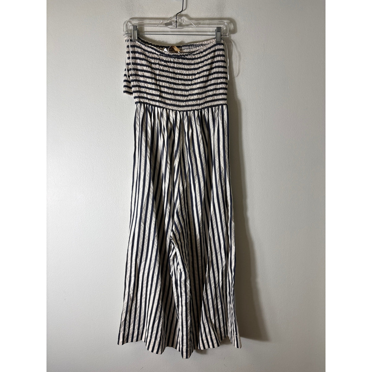 Bishop & Young Navy and White Strapless Romper Sz L