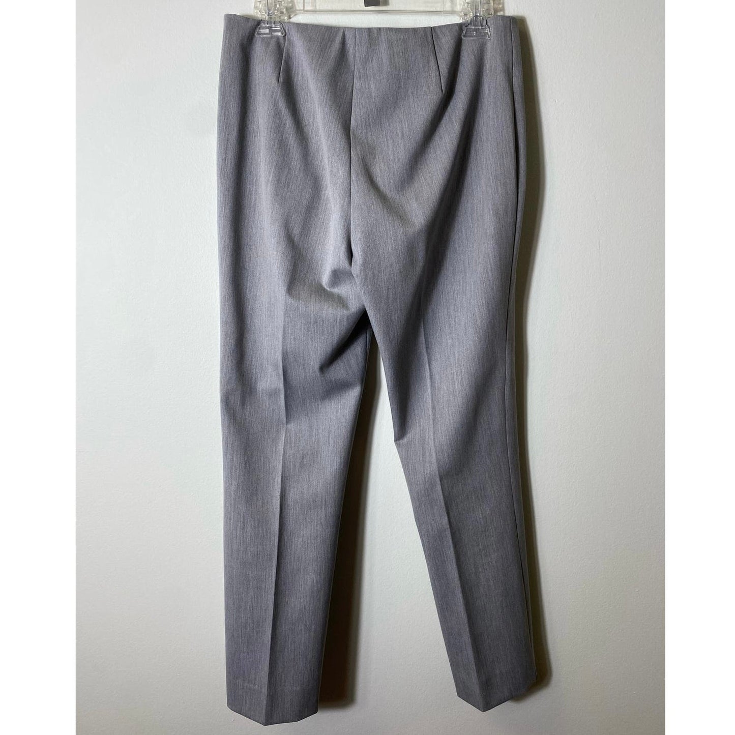 Peace of Cloth Gray Flat Front Cropped Dress Pants Sz 8