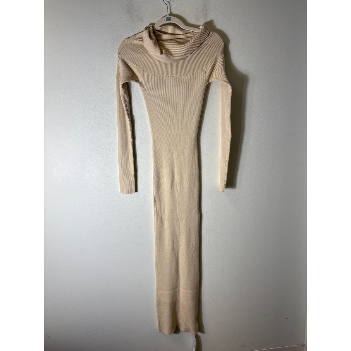 NWT Princess Polly Phylis Off Shoulder Cream Maxi Dress Sz 2