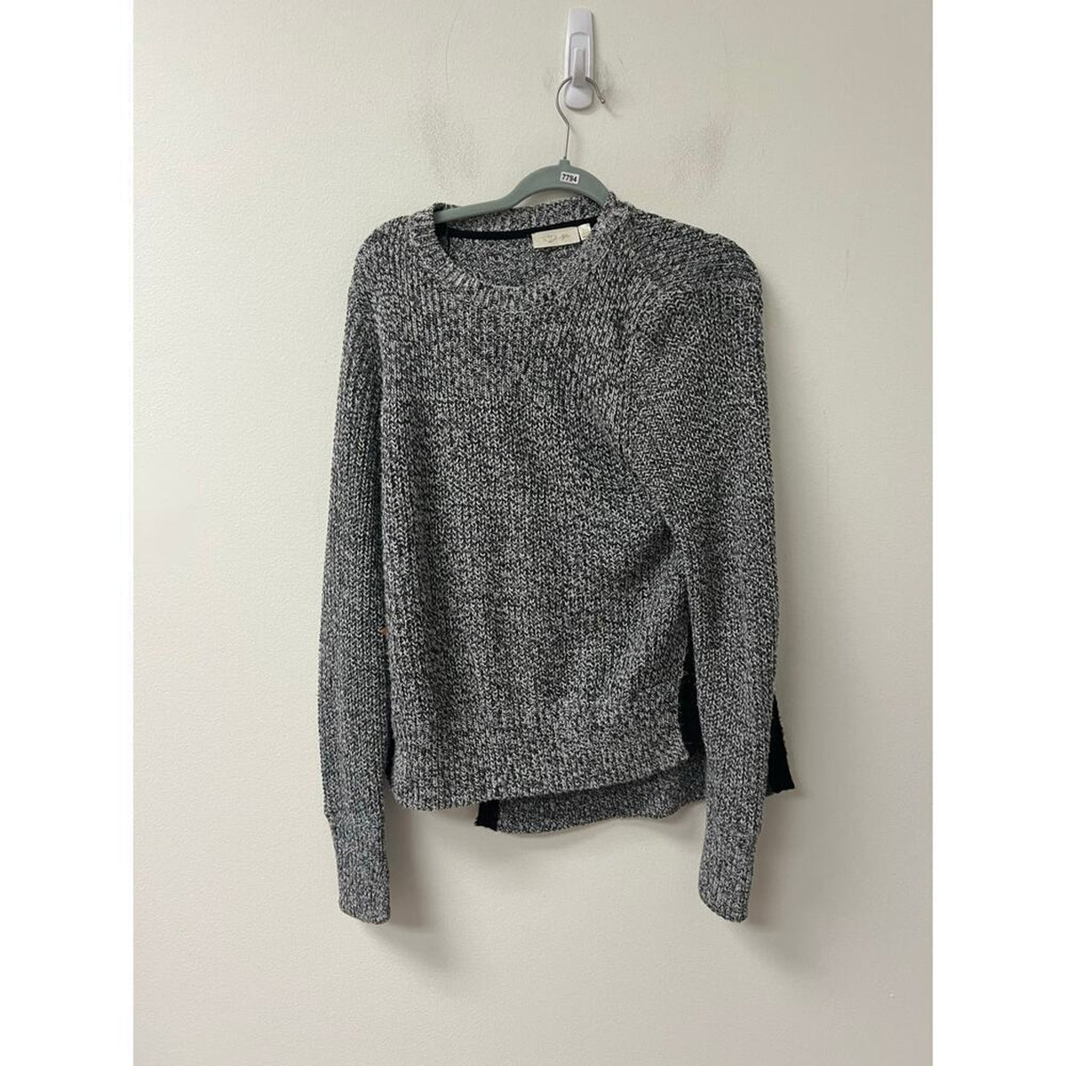 RD Style Grey and Black Sweater Size Medium