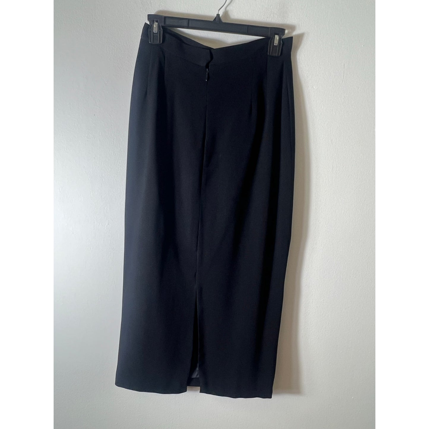 Zelda Black Maxi Straight Skirt size 10