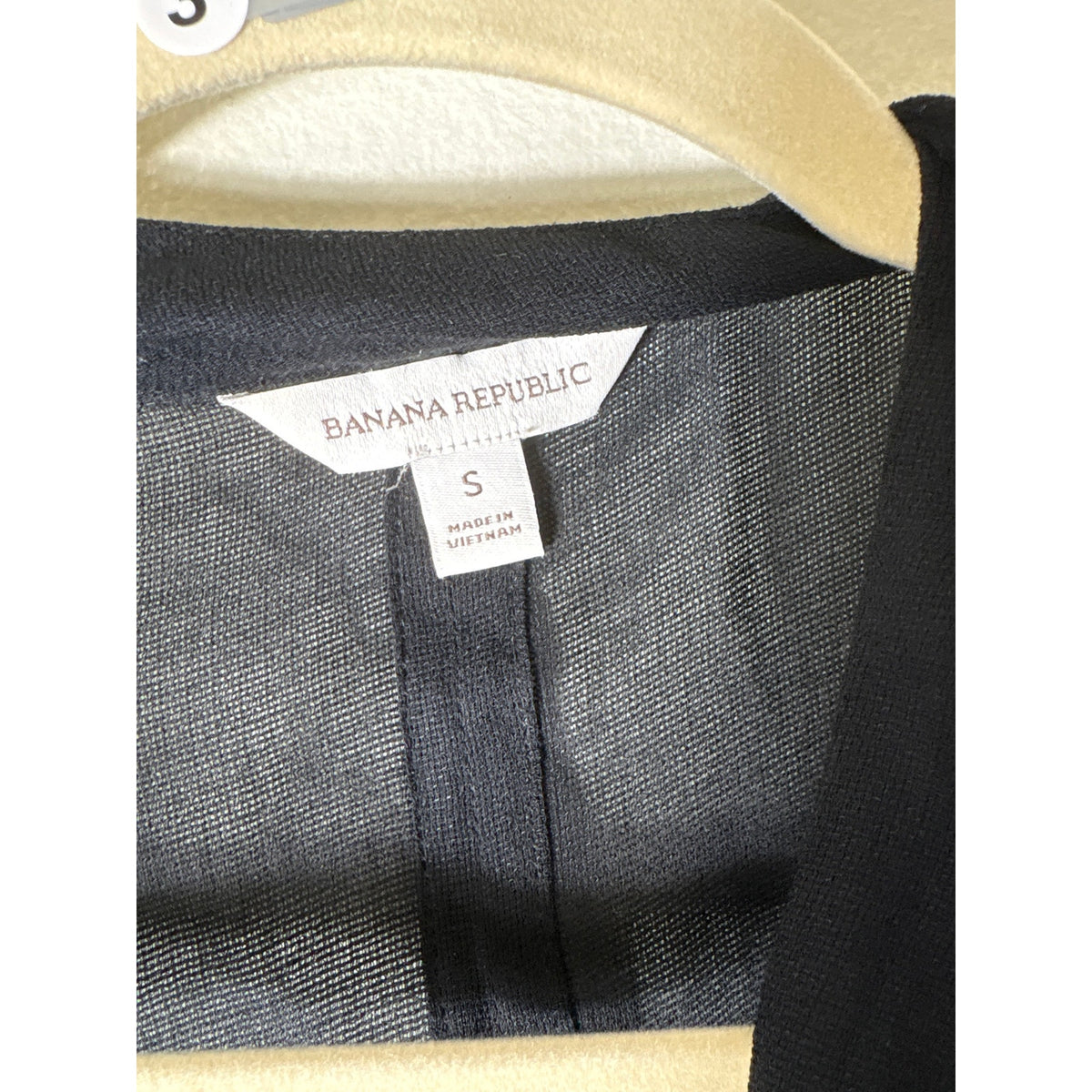 Banana Republic Black Sheer Blouse Sz S