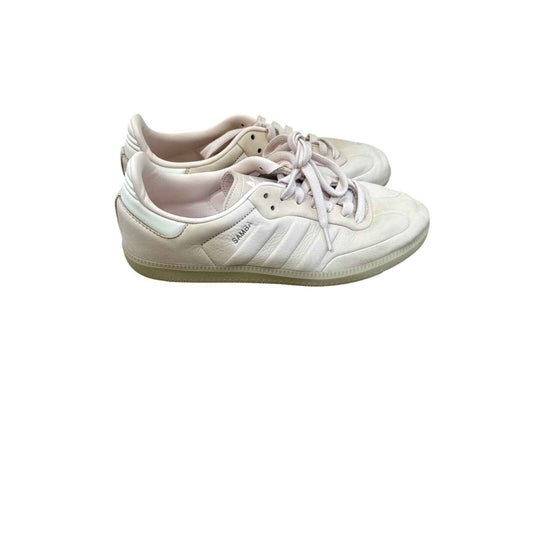 Adidas Samba Light Pink Leather Lace Up Sneaker Sz 8.5