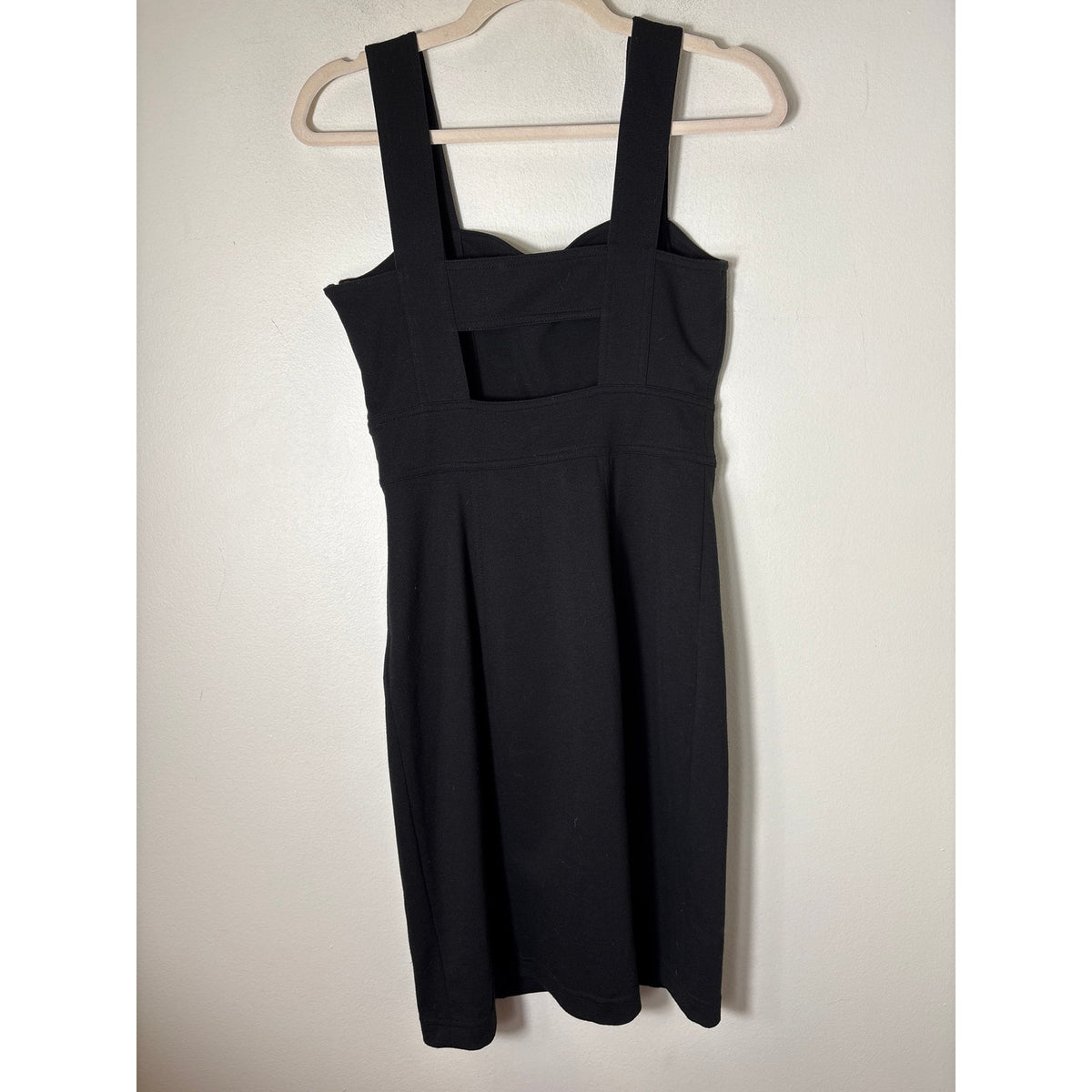 Club Monaco Black Sleeveless Knee Length Sheath Dress Sz S