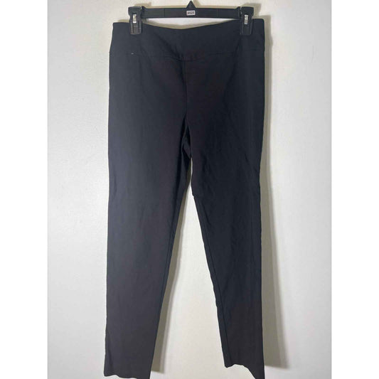 Elliott Lauren Black Flat Front Pants Sz 6