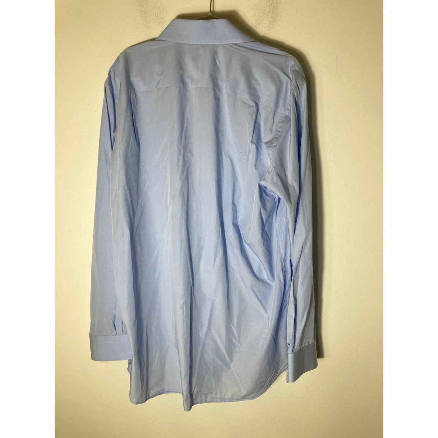 Men's John Armstrong Clothier Light Blue Long Sleeve Button Up Dress Shirt Sz XL
