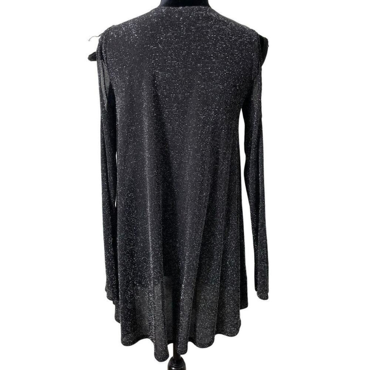 Show Me Your Mumu Black Sparkly Mini Dress XS