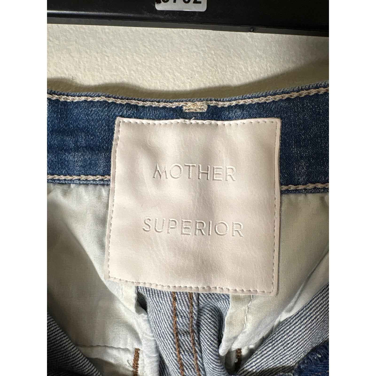 Mother Superior Medium Wash "High Waisted Skinner Prep Skimp" Sz 28