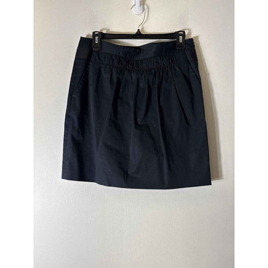 Banana Republic Black Cotton Mini Skirt Sz 6