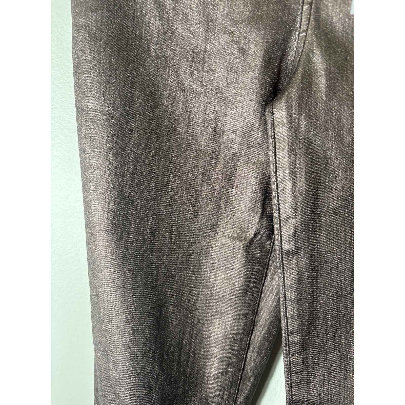 NWT Sundaze "Daze" Coated Penny Straight Leg Ankle Denim Jean Sz 25