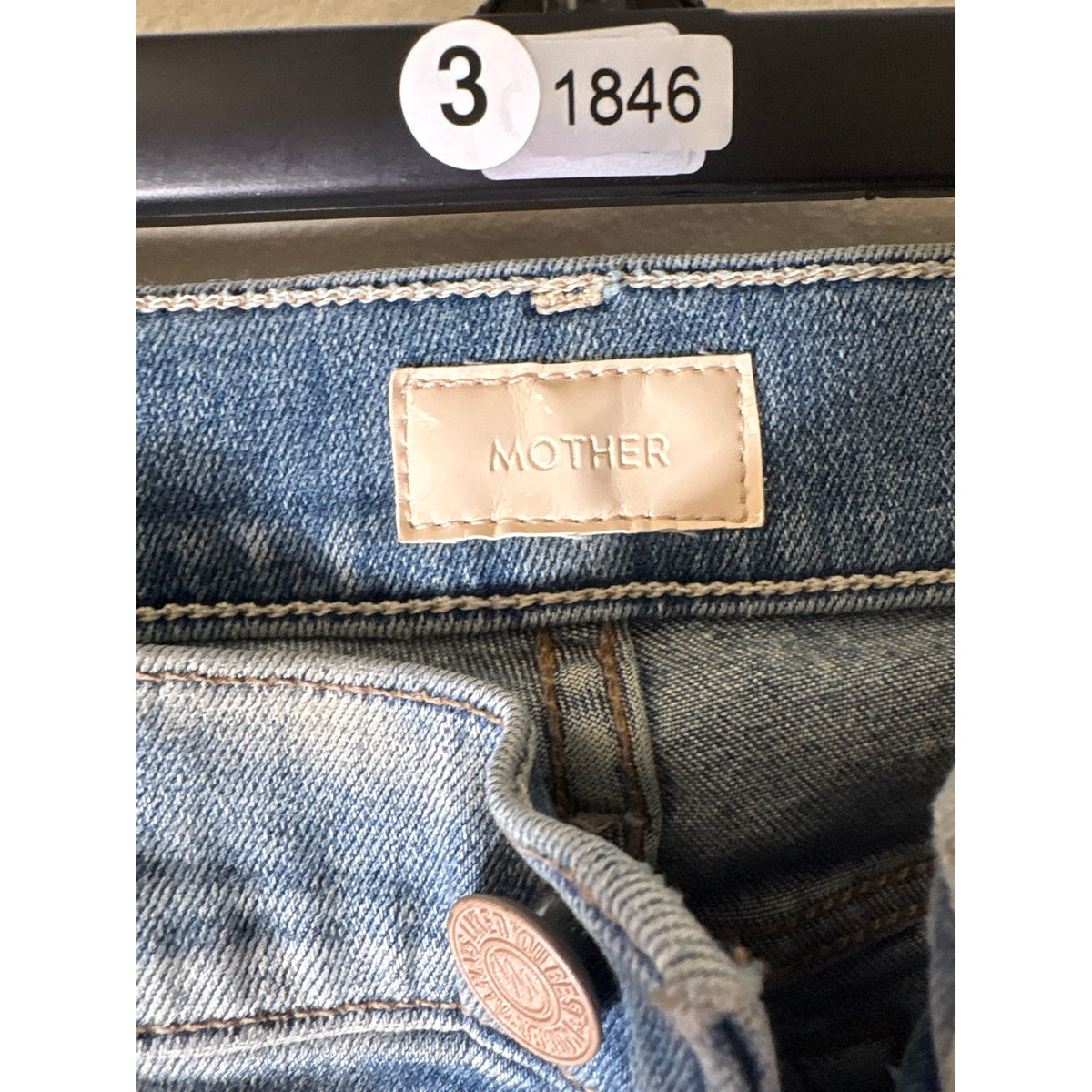 Mother Light Wash Rascal Ankle Snipet Blue Jeans Sz 26