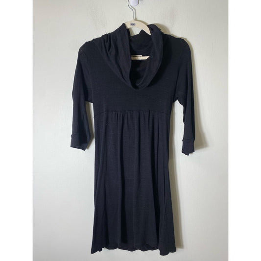 Michael Stars Maternity Cowl Neck 3/4 sleeve Dress One Size