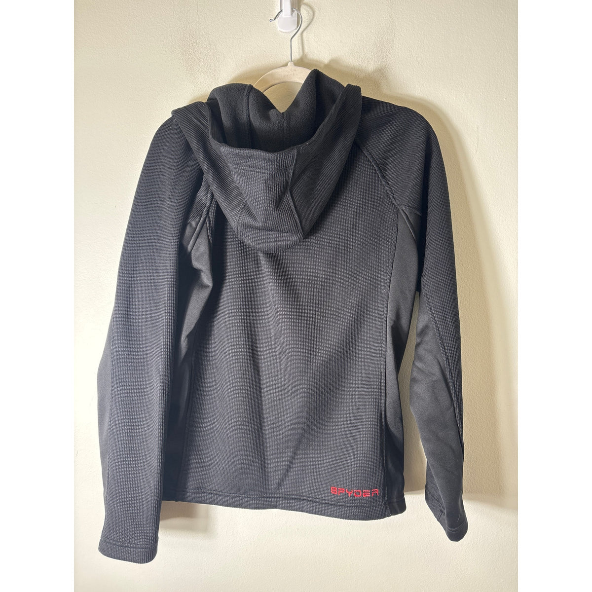 Mens Spyder Hooded Fleece Pullover Sz M