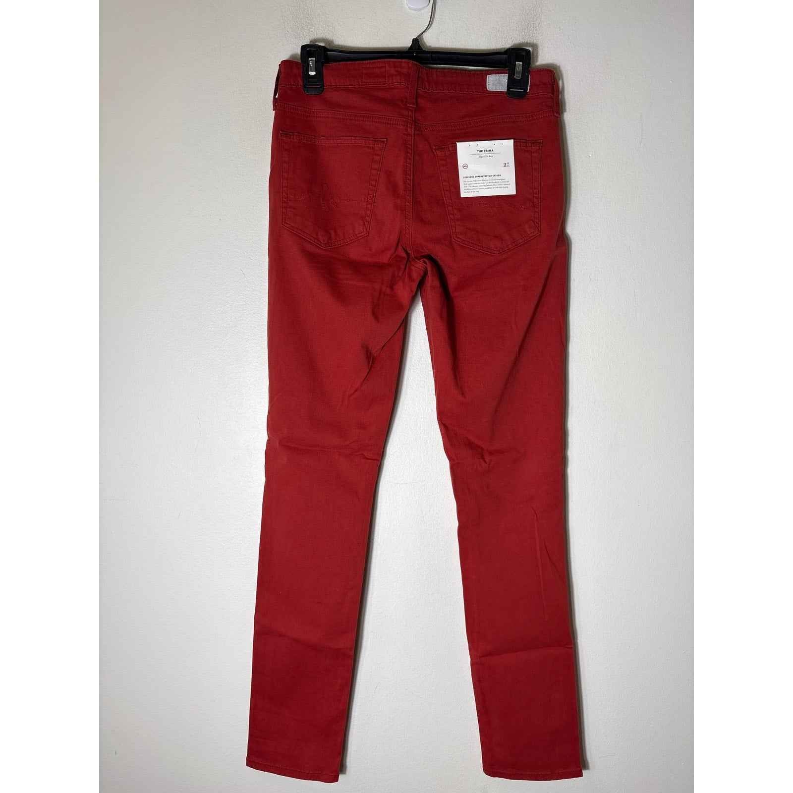 NWT AG Brick The Prima Cigarette Leg Jeans Sz 27