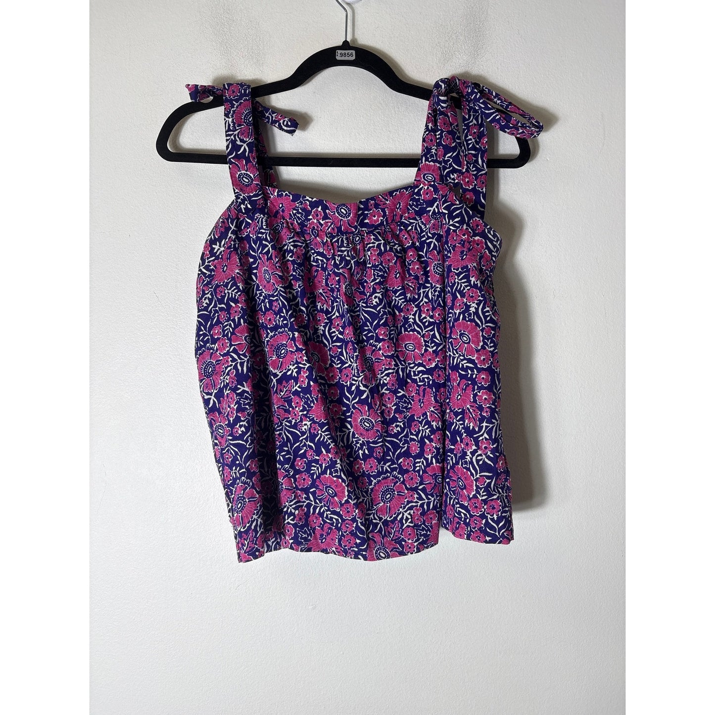 GAP Pink and Purple Tie Shouler Top Sz S