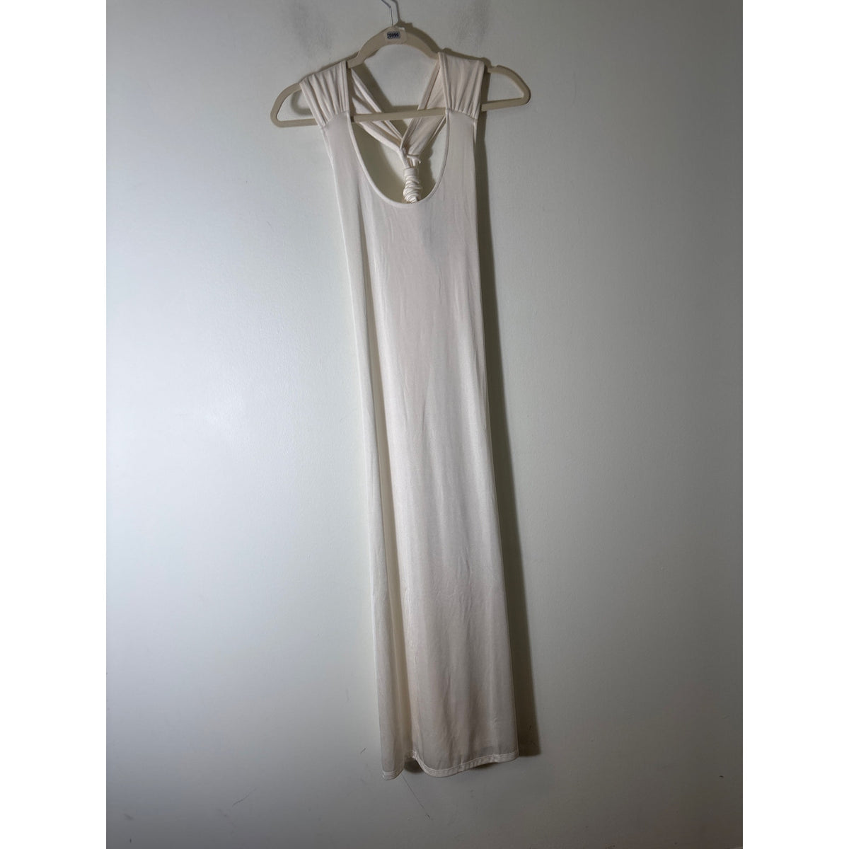 Banana Republic Ivory Sleeveless Racerback Maxi Dress Sz XS