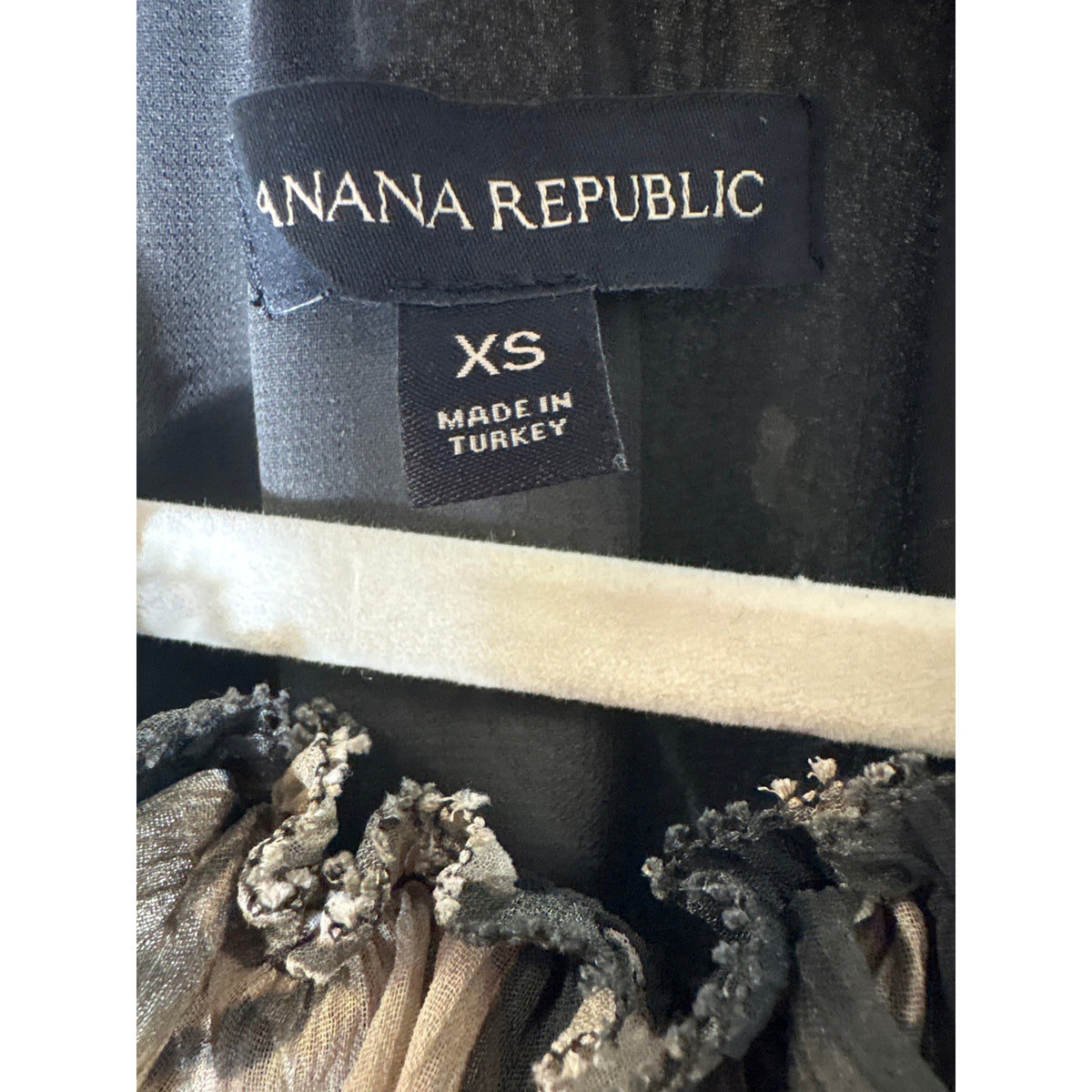 Banana Republic Dark Gray Green Paint Swirl Sleeveless Maxi Dress Sz XS