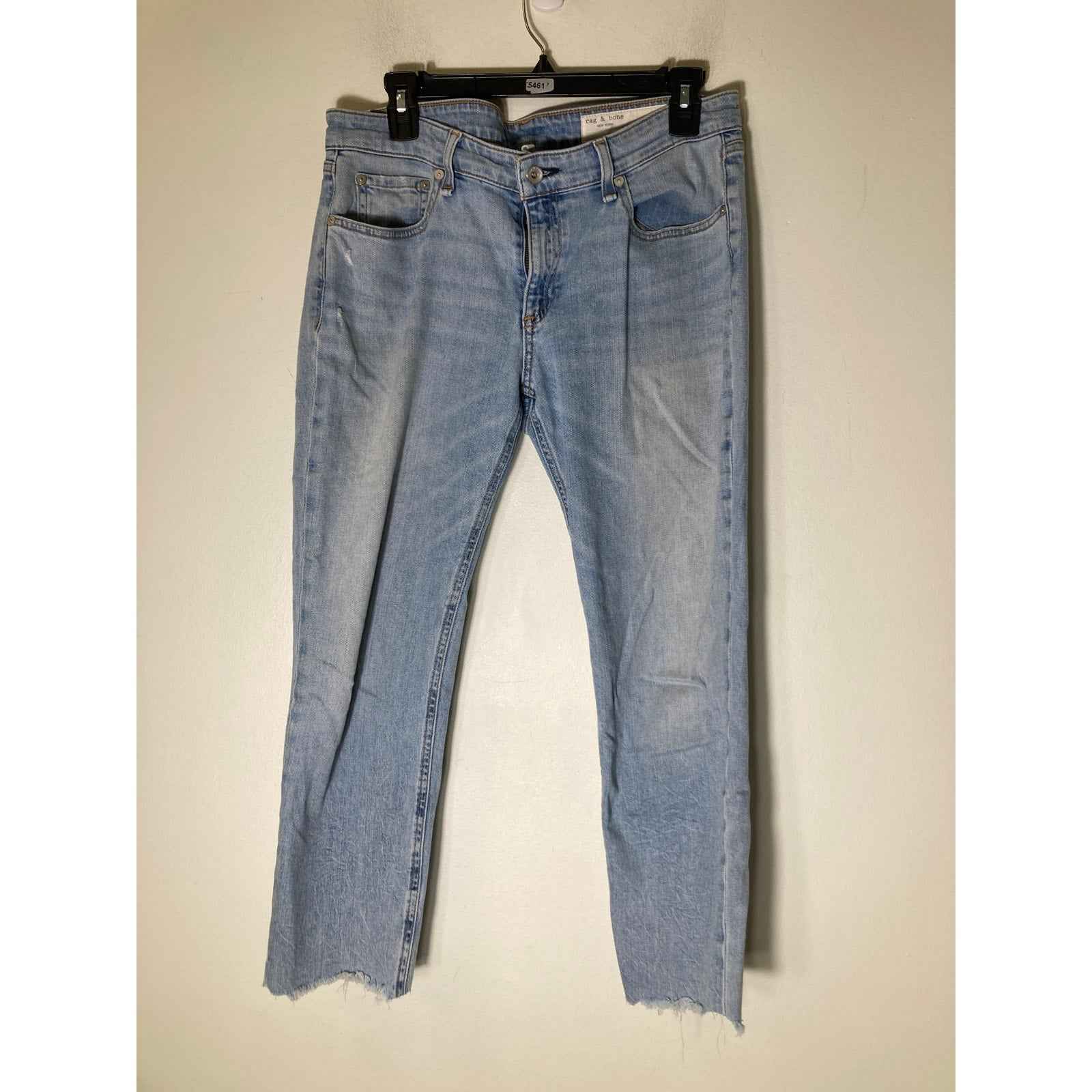 Rag & Bone Light Wash Low Rise Slim Boyfriend Denim Sz 28