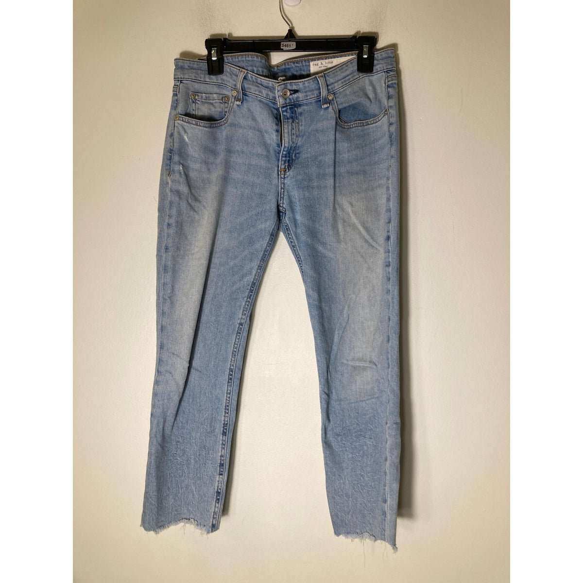 Rag & Bone Light Wash Low Rise Slim Boyfriend Denim Sz 28
