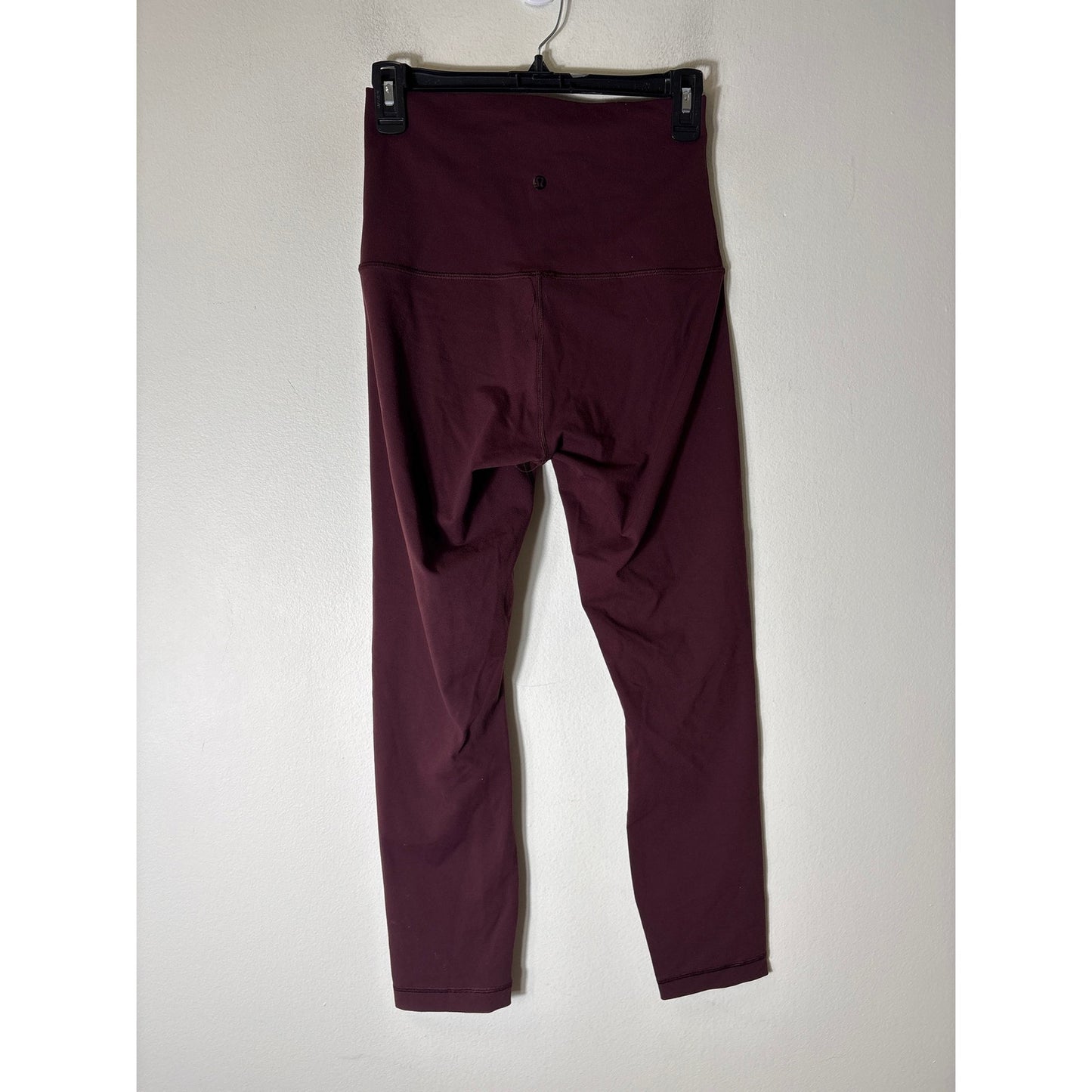 Lululemon Maroon Full Length Athletic Leggings sz 8