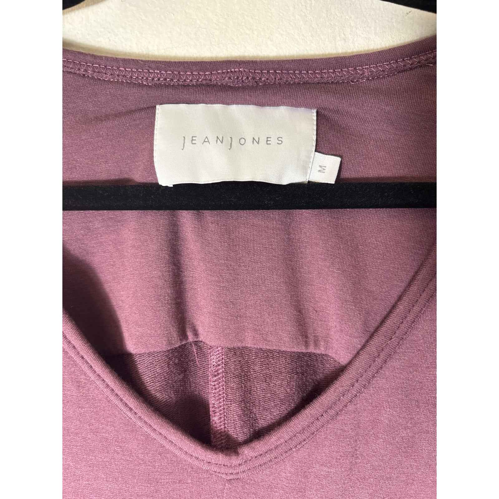Jean Jones Plumb Cap Sleeve Mini Shift Dress Sz M