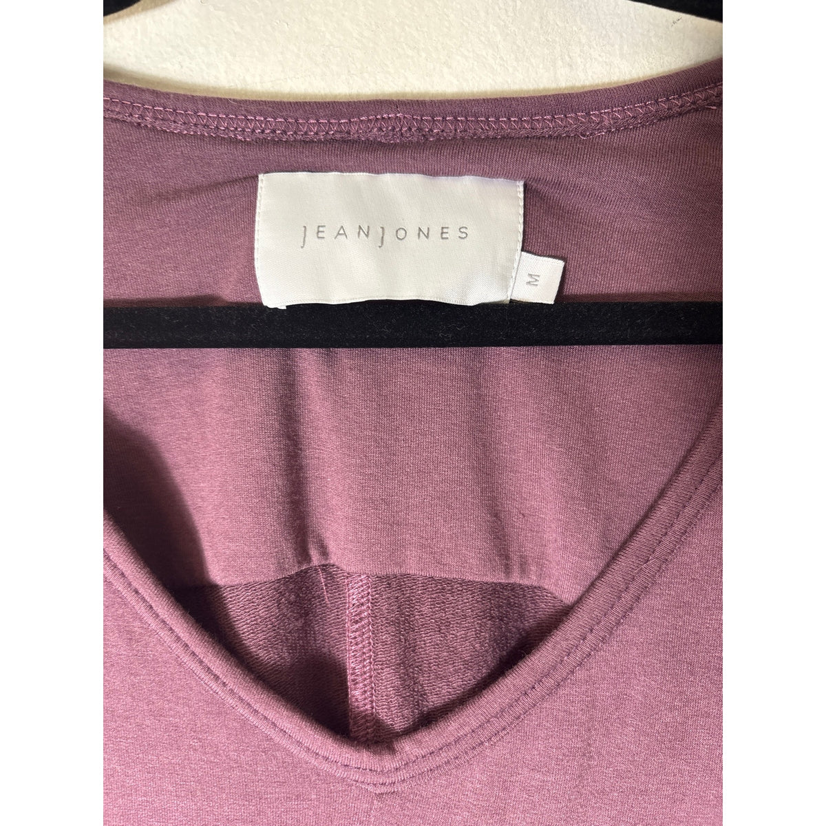 Jean Jones Plumb Cap Sleeve Mini Shift Dress Sz M