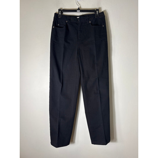 Talbots Black Stretch Jeans Straight Leg Sz 4