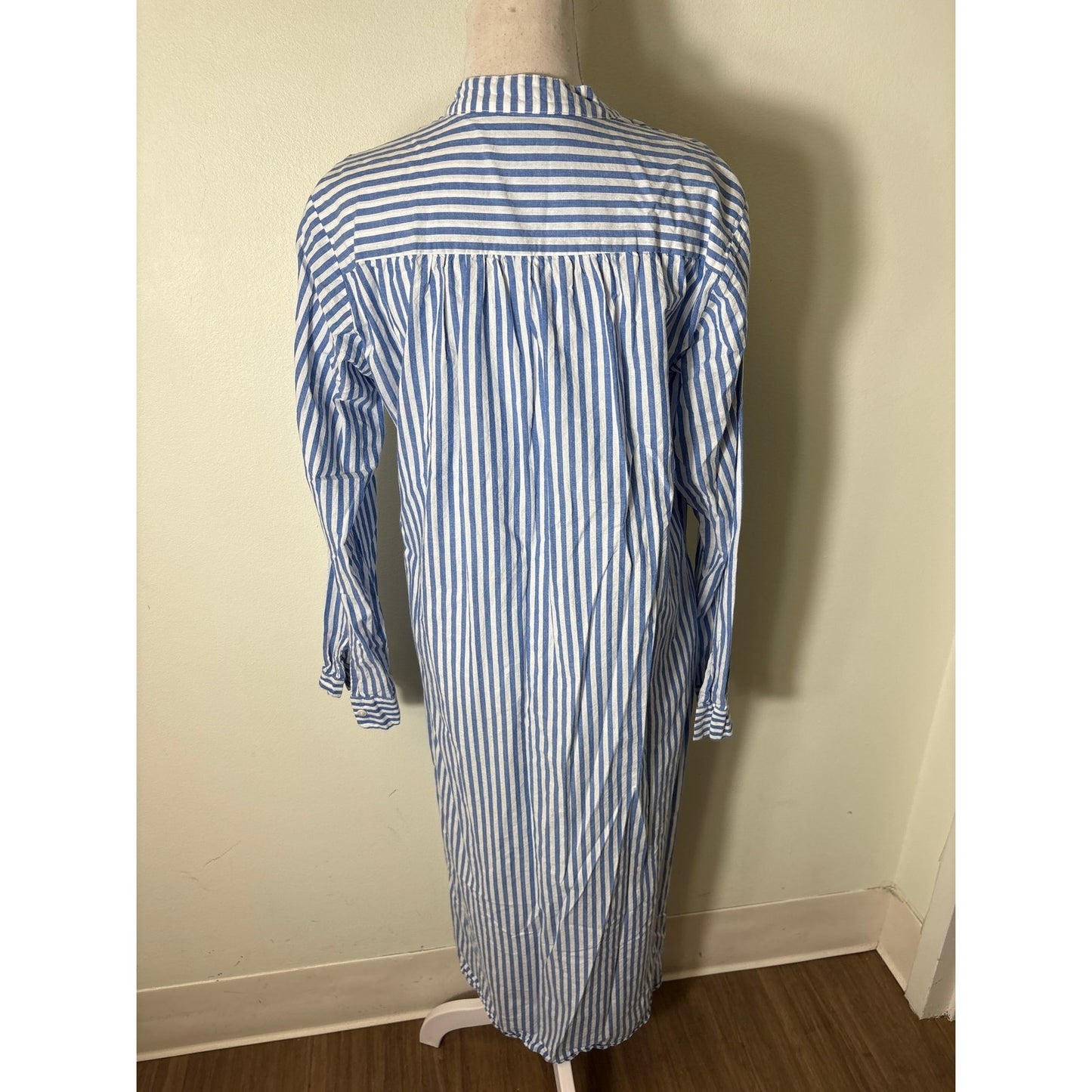 Millie Blue and White Stripe Coverup Sz XL