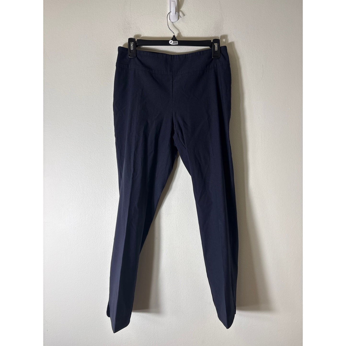 Up! Navy Pull On Straight Leg Ankle Pants Sz 2