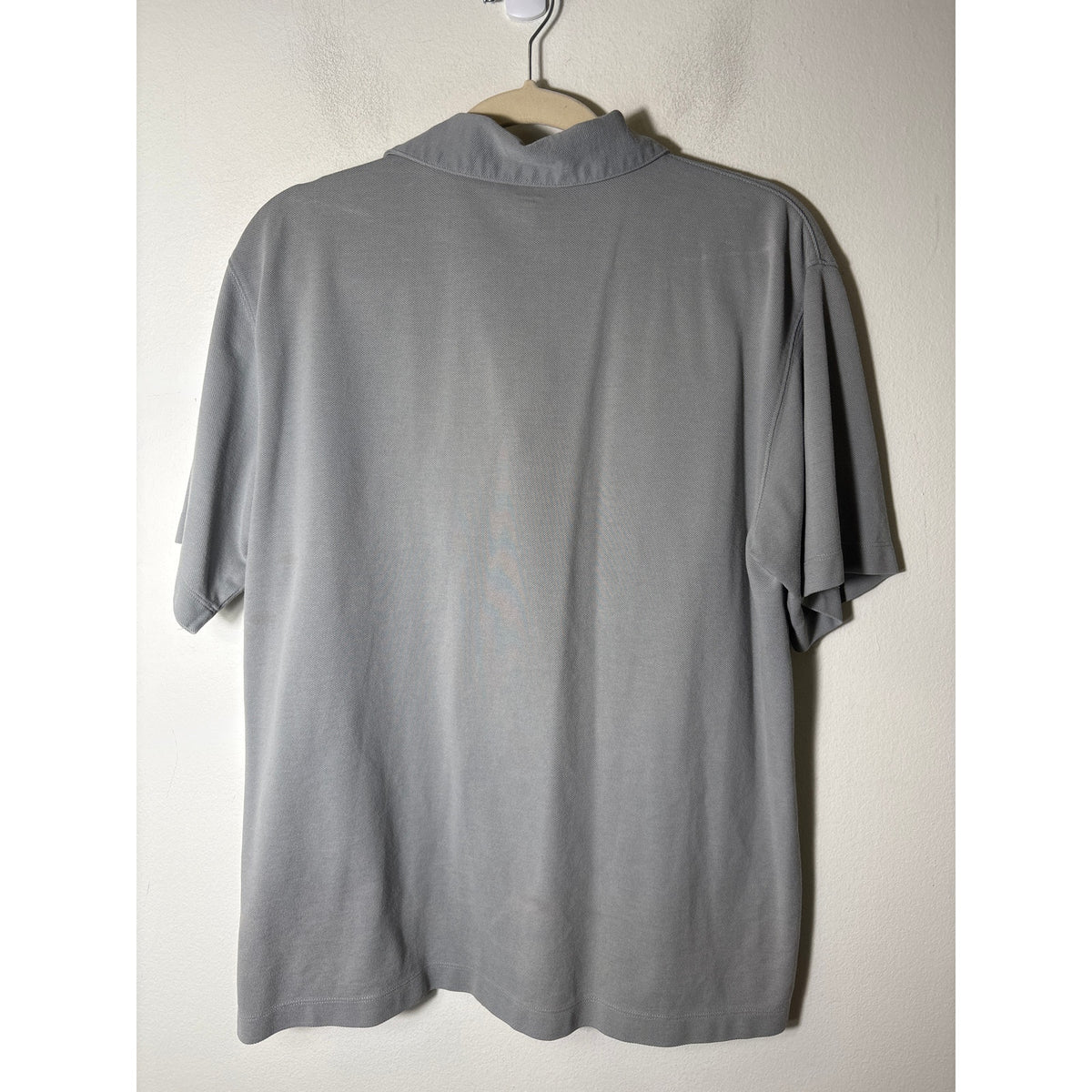 Mens Patagonia Gray Snap Polo sz M