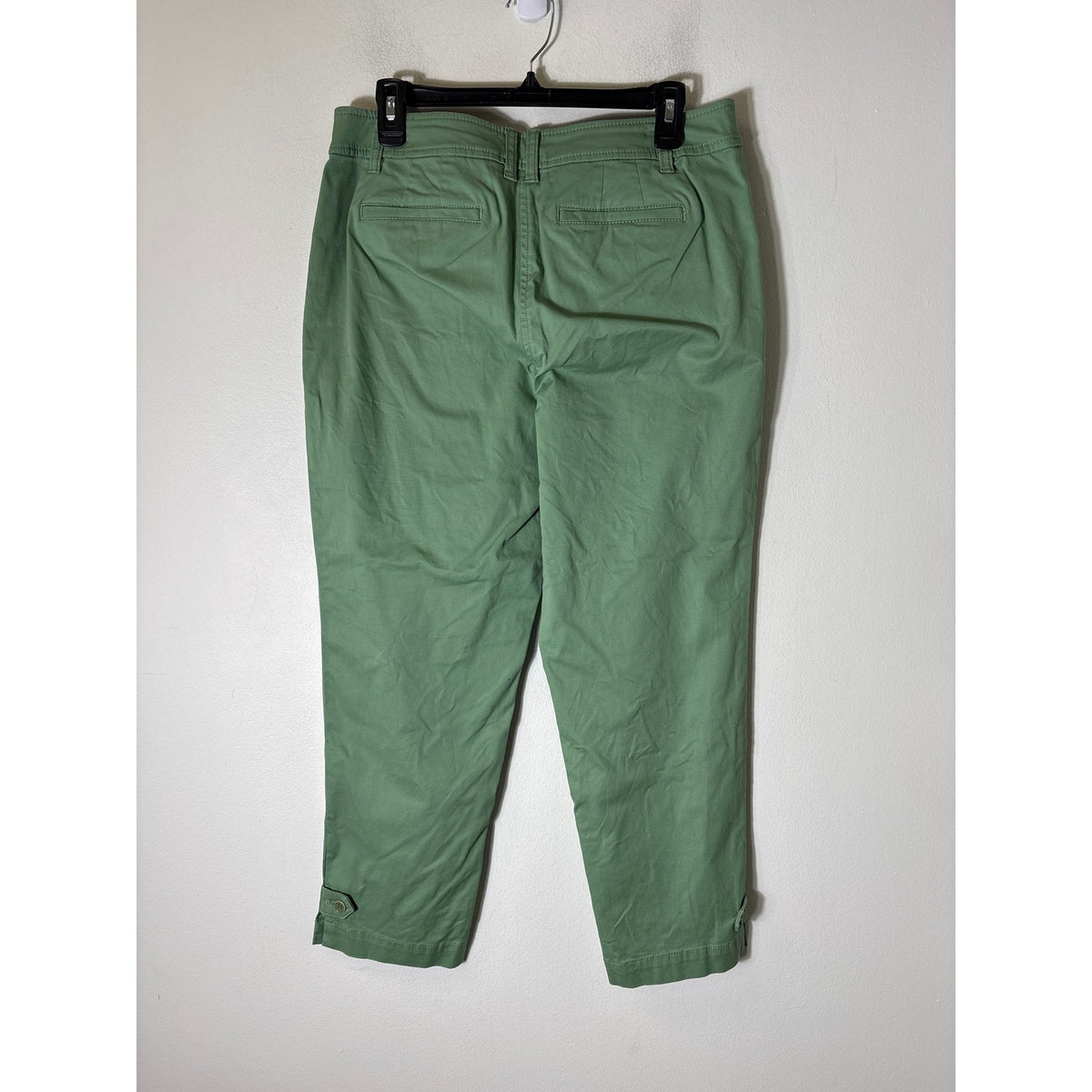Talbots Soft Green Perfect Crop Pant Sz 10
