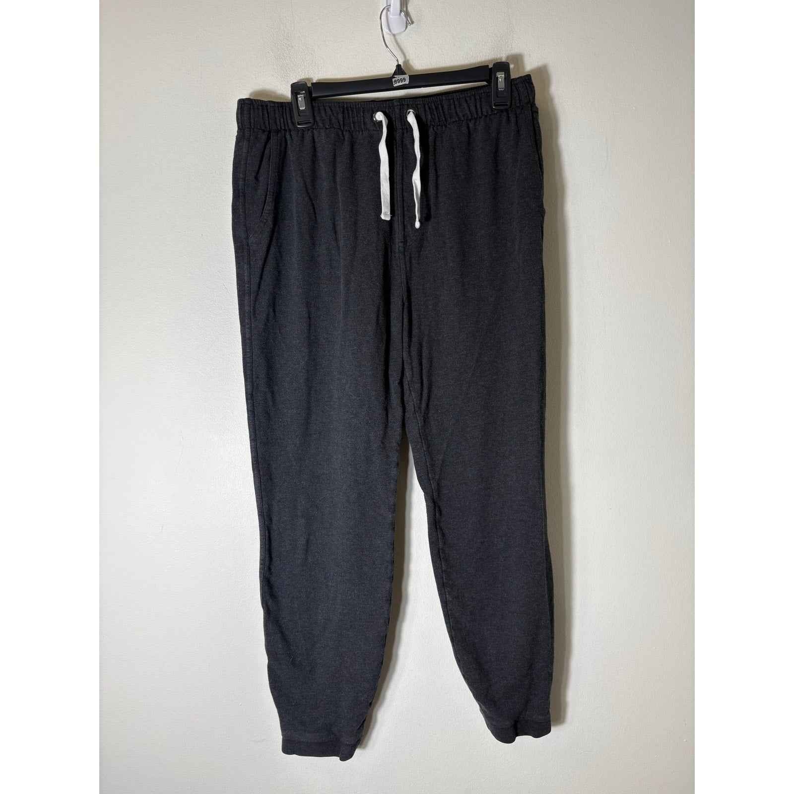 Free Fly Charcoal Gray Elastic Waist Jogger Sz L