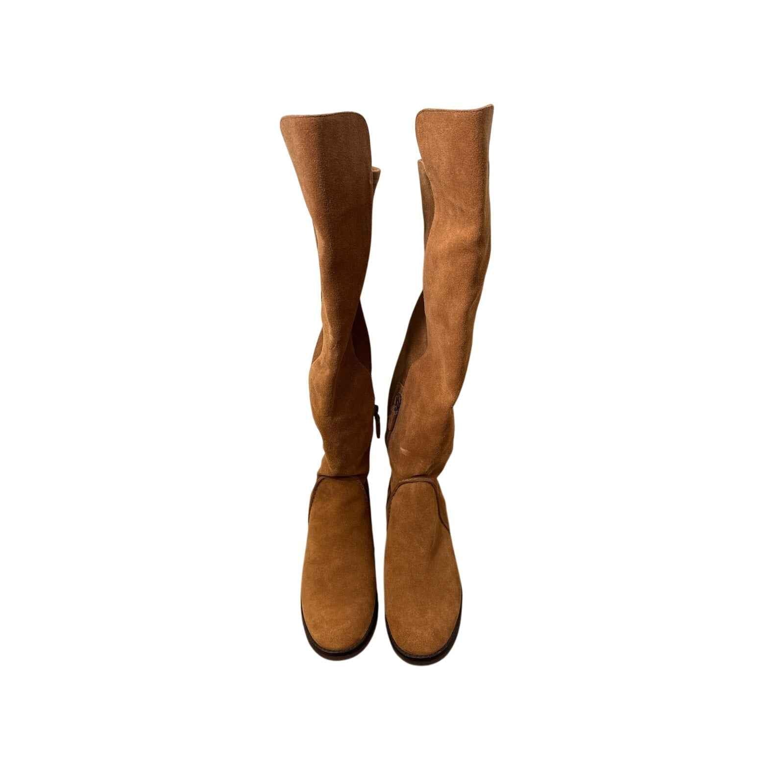 Cole Haan Medium Brown Suede Knee High Boot Sz 8.5