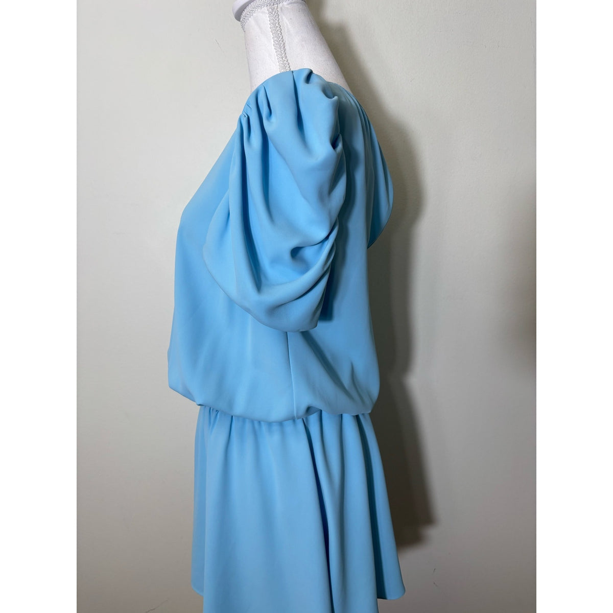 Amanda Uprichard Light Blue Short Sleeve Mini Dress Sz XS