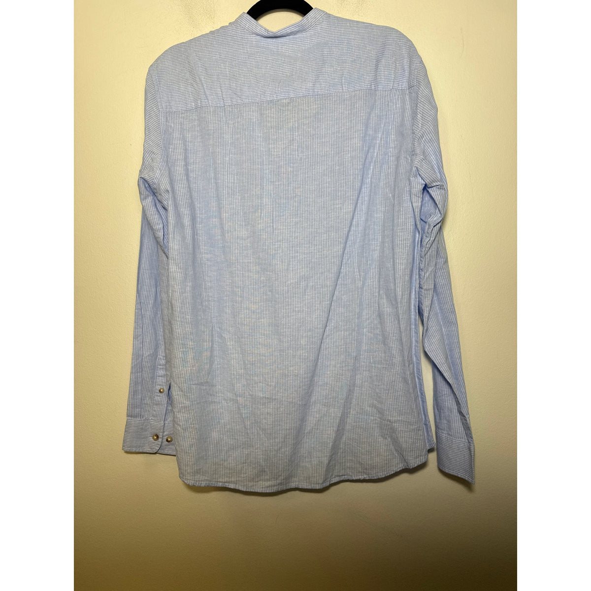 NWT Essentials by Jack & Jones Blue and White Summer Shirt sz L