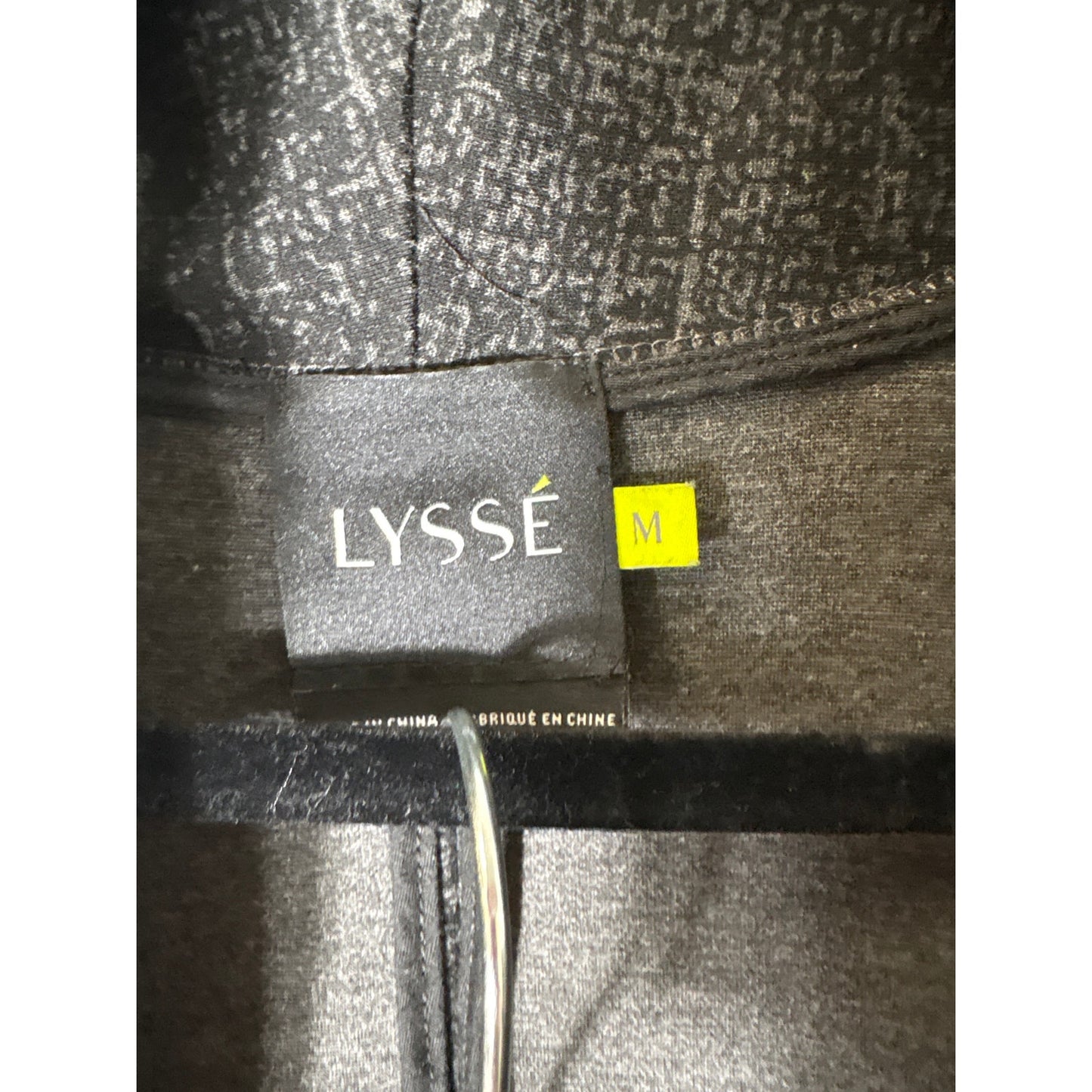 Lysse  Black Long Sleeve Open Front Blazer Jacket Sz M