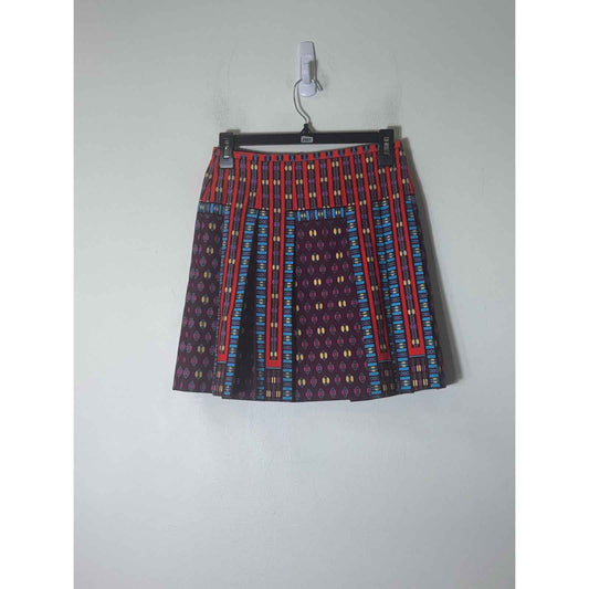 Nanette Lapore Multicolor A-Line Mini Skirt Sz 2