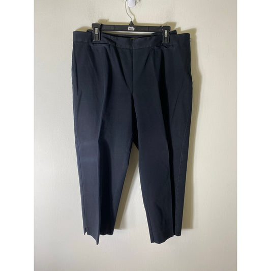 Peck & Peck Black Slacks Sz 16