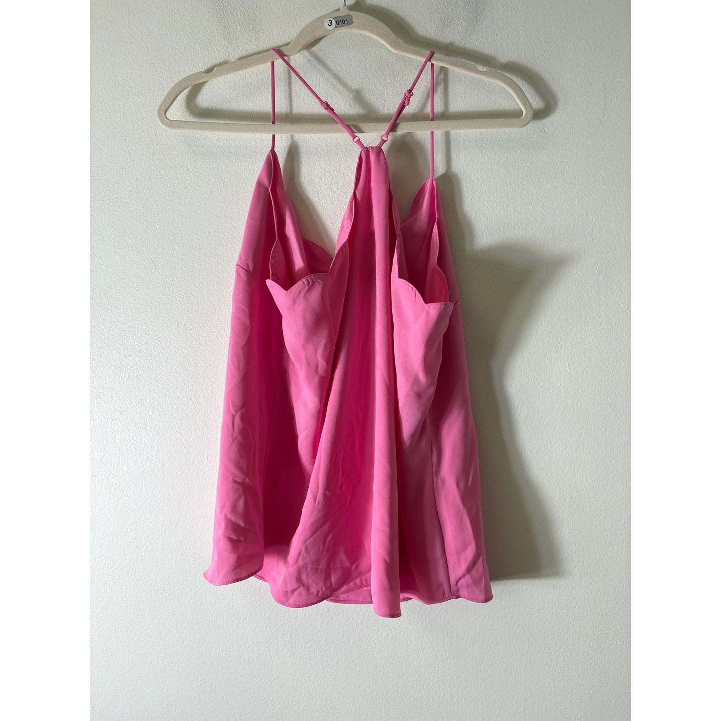 J.Crew Pink Scallop Cami Sz 10