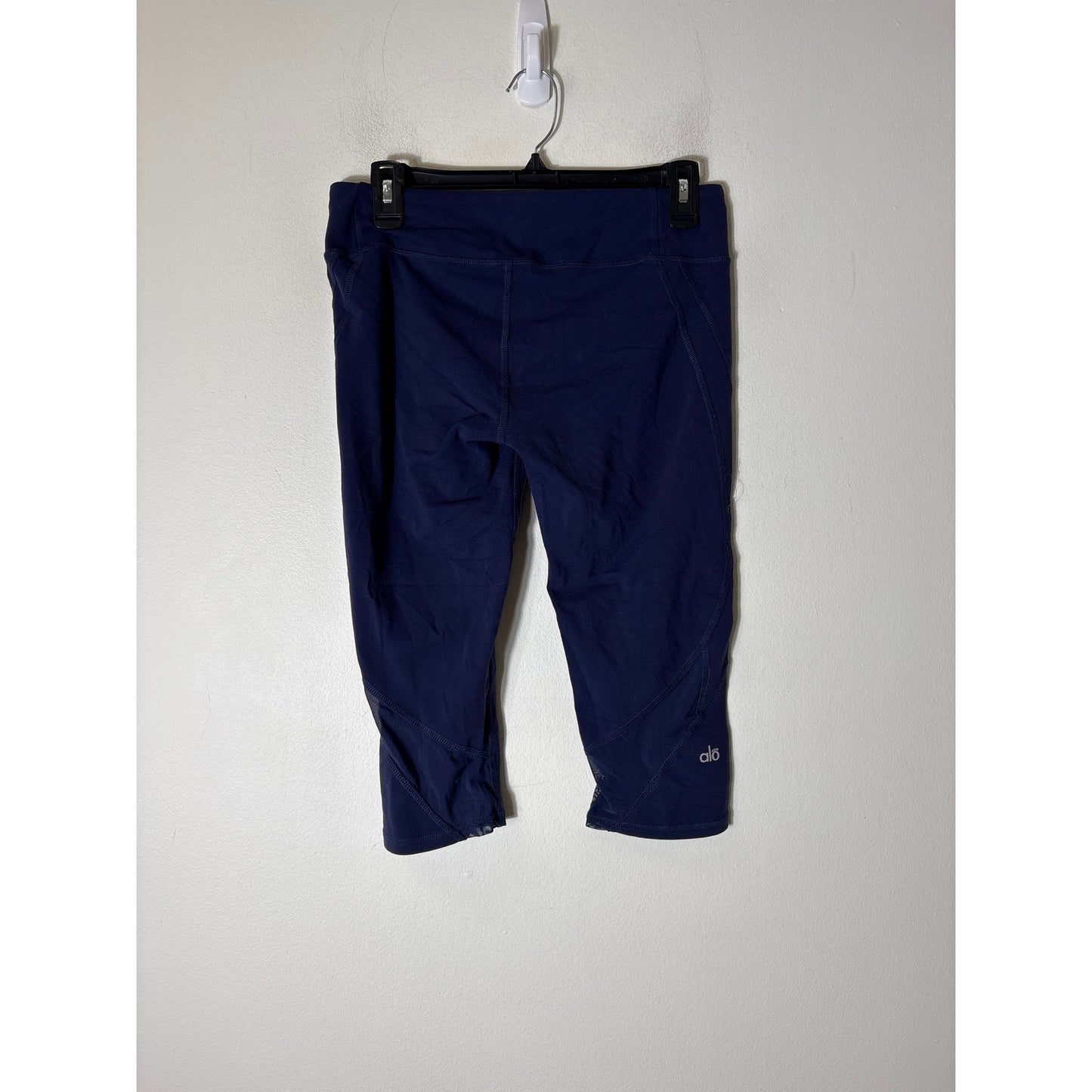 Alo Yoga Navy Blue AThletic Cropped Pants sz L