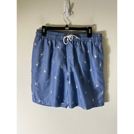 Men's Trunks Blue Hulu Girls Swim Trunks Sz L