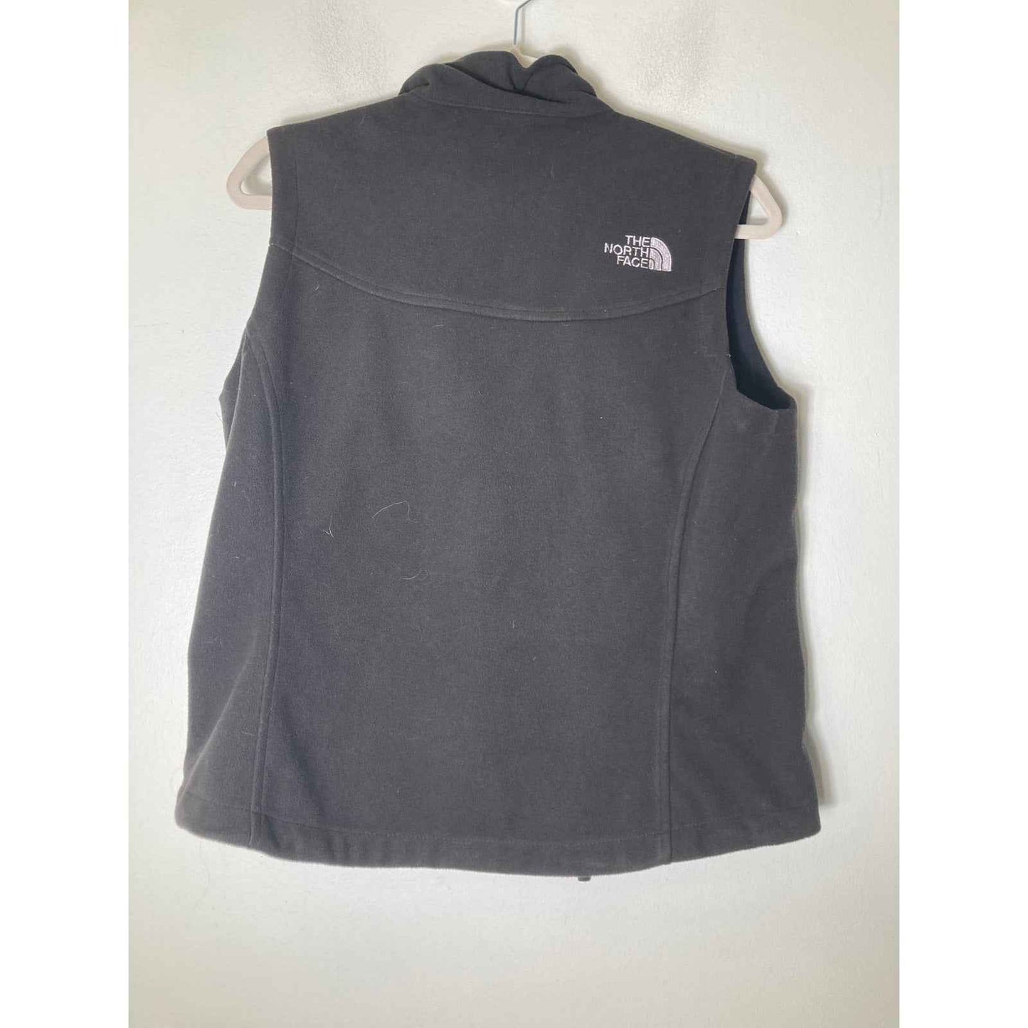 North Face Black Windwall Fleece Zip Up Vest Sz M