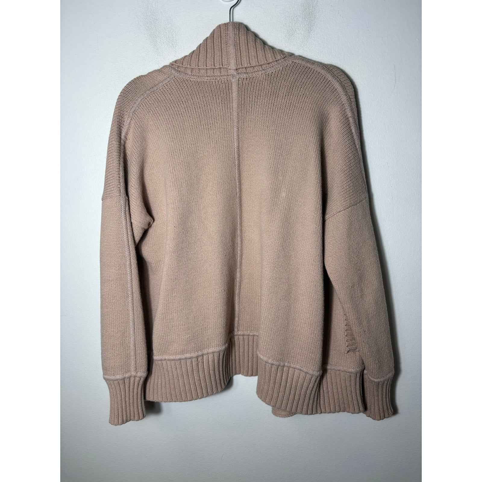 J. Crew Tan Long Sleeve Open Front Cotton Blend Cardigan Sz XS/S