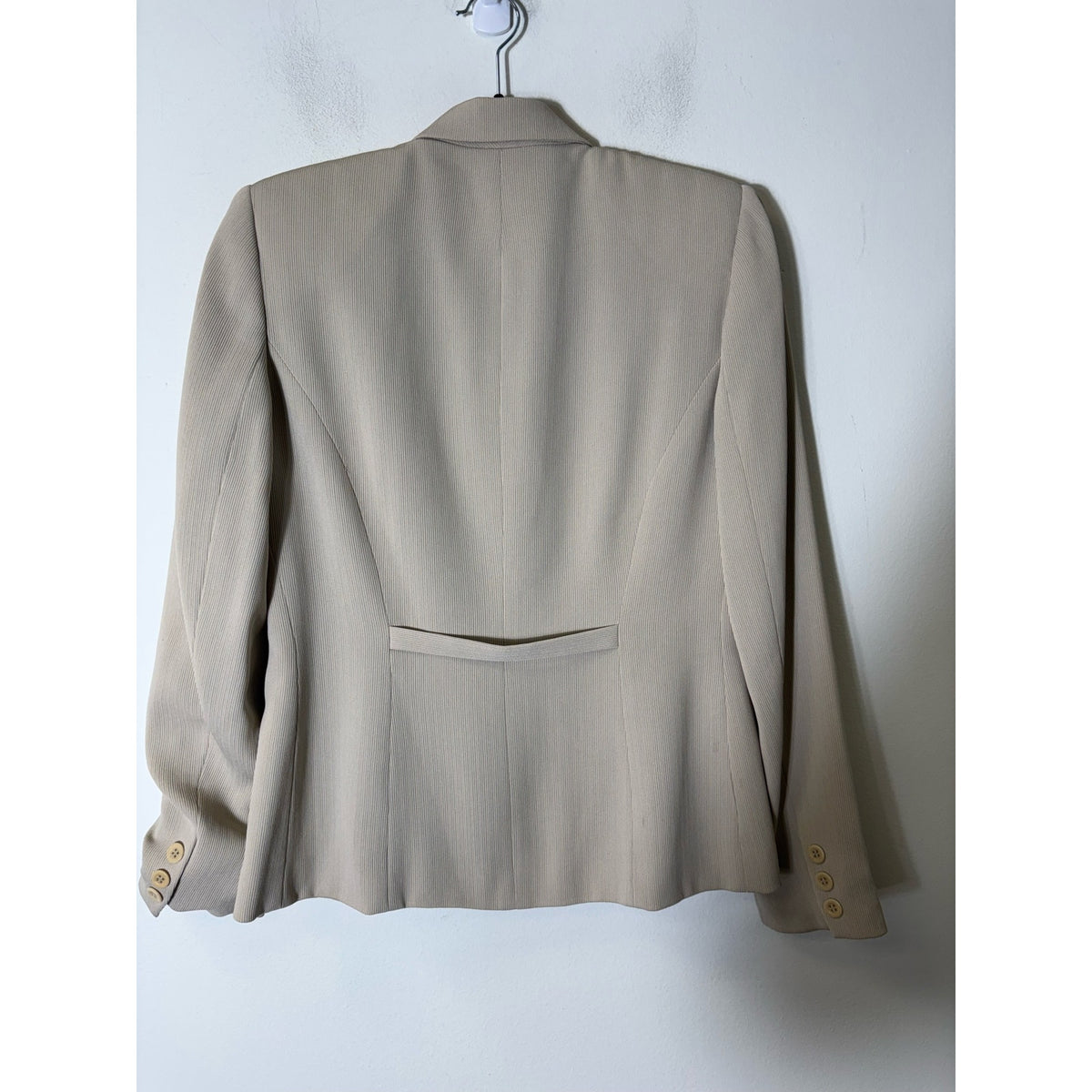 Alex Garfield Garfield and Marks Bone Ribbed Skirt Suit Set Sz 2