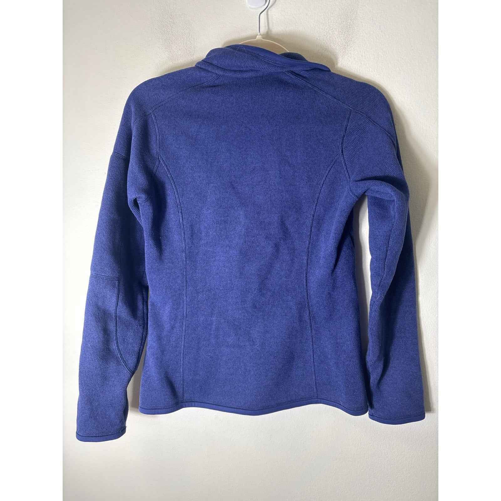 Patagonia Dark Blue Long Sleeve Quater Zip Pullover Sz XS