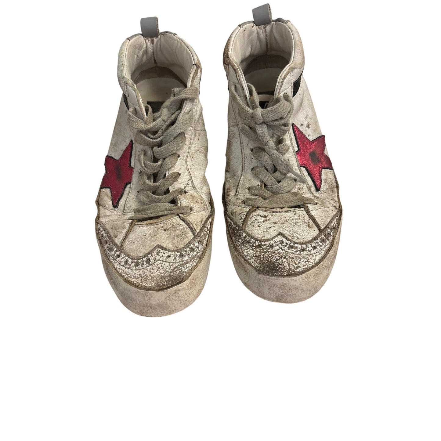 Golden Goose Red Star High Tops Sz 7